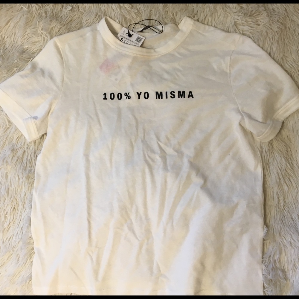 Zara white tee